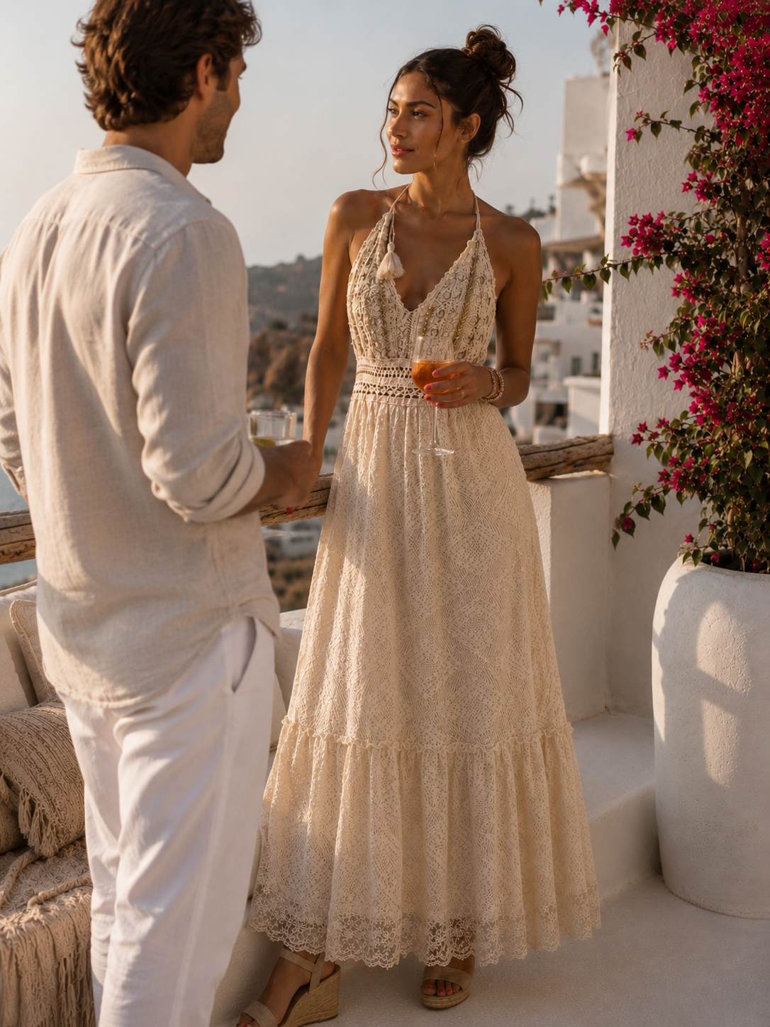 Ivory Long Dress