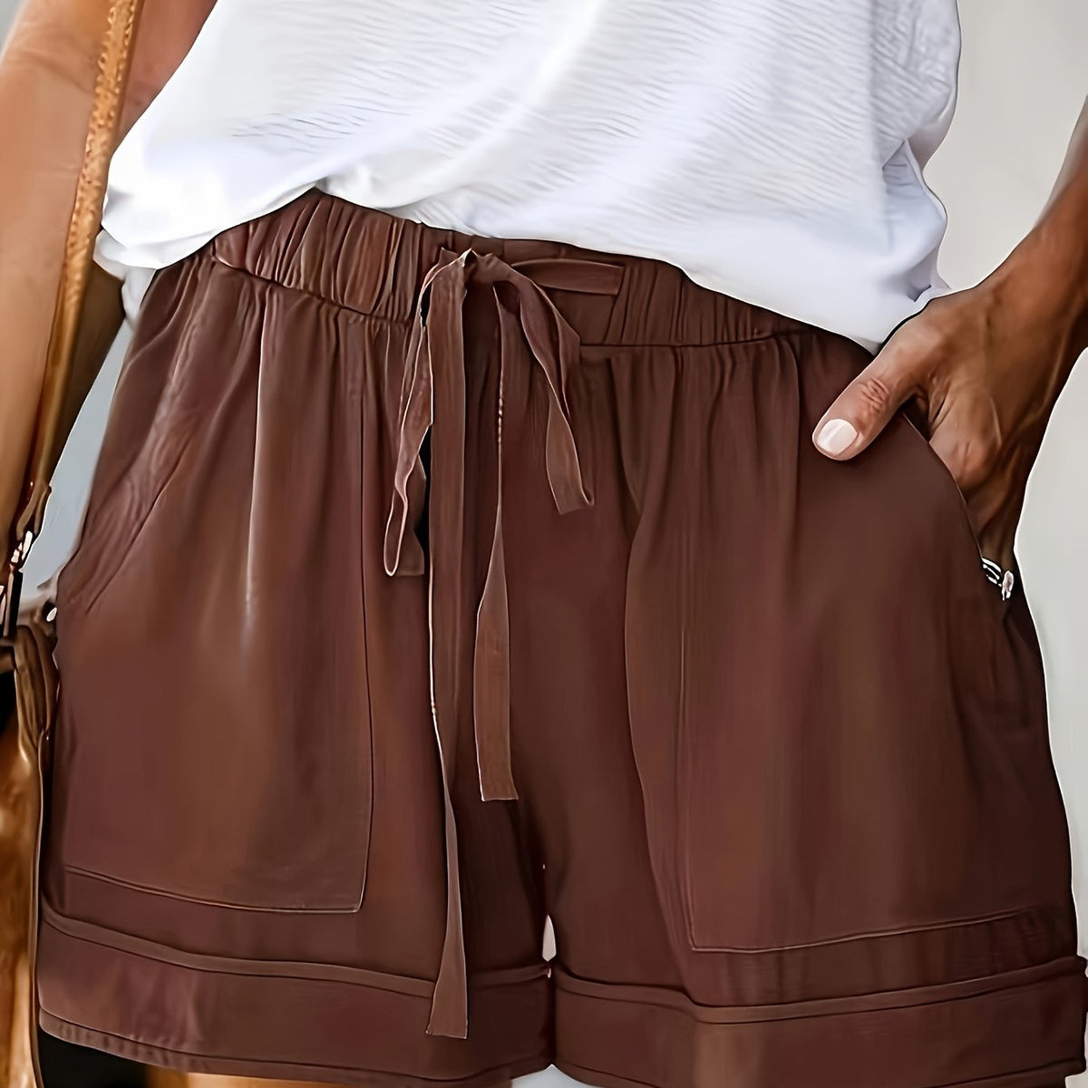 Maya | Relaxed Drawstring Shorts – Wells & Rose