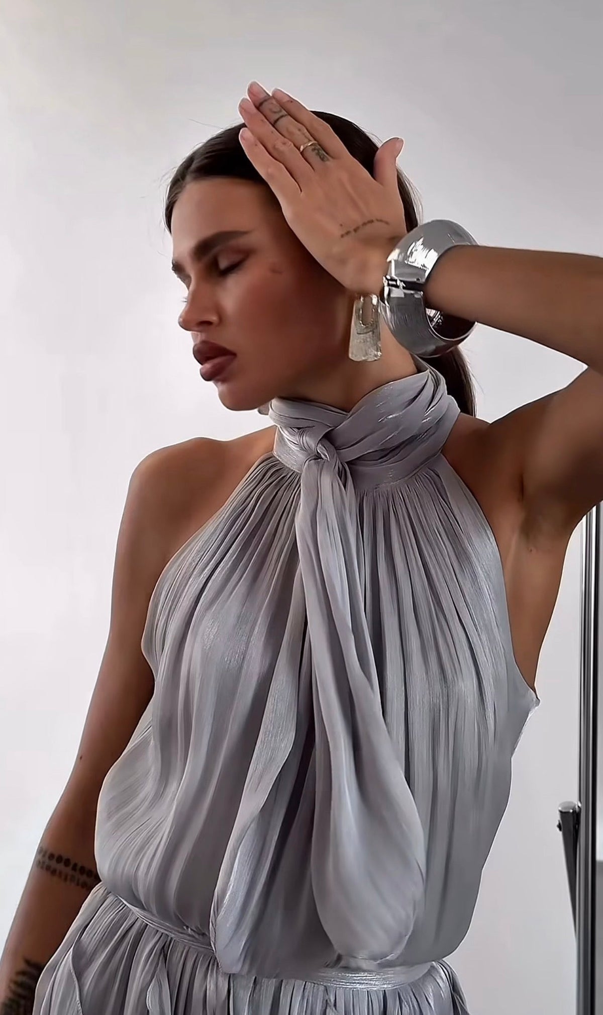 Maya | Maxi Dress with Cascading Ruffle Skirt
