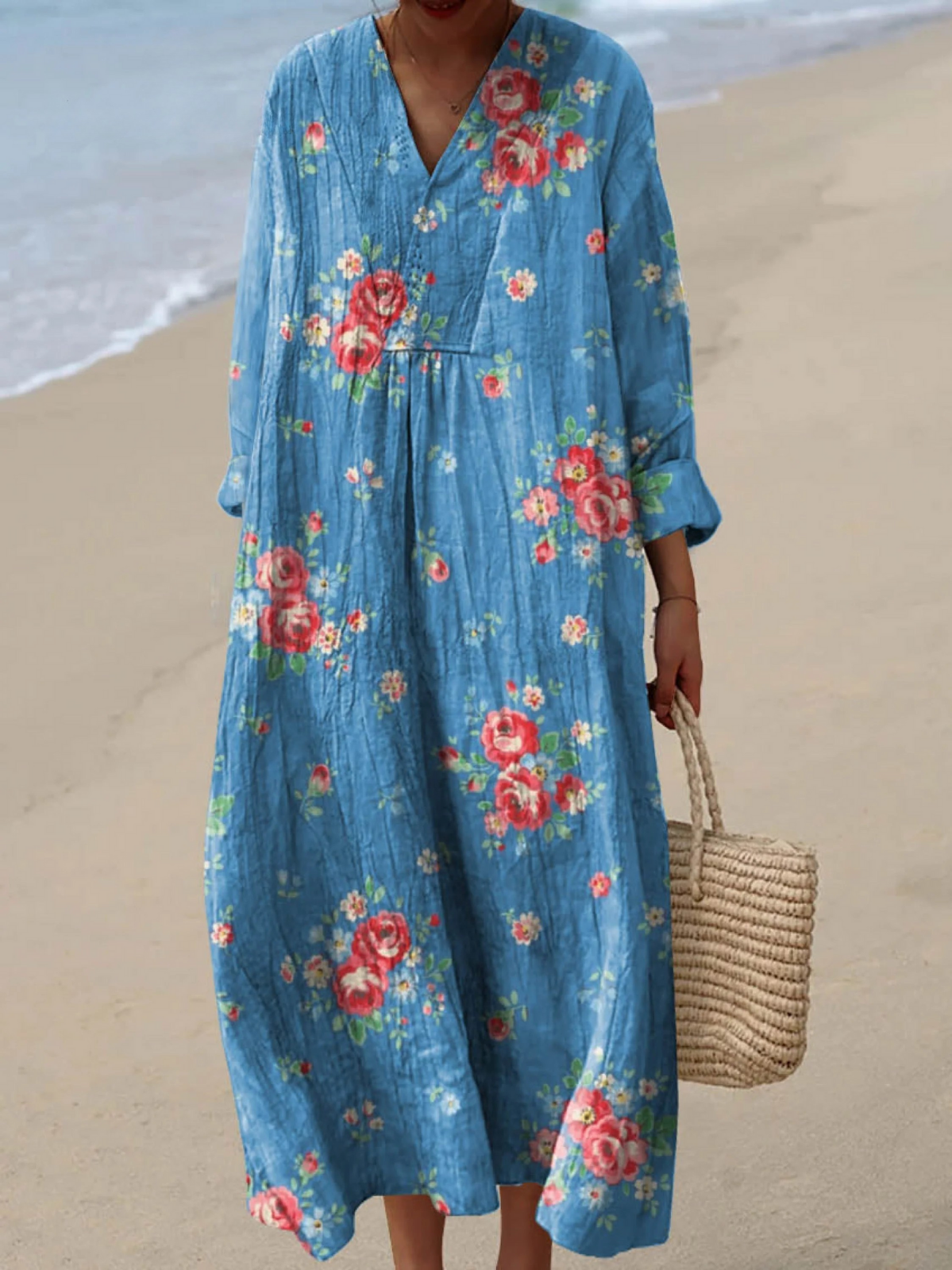 Maya | Linen Maxi Dress