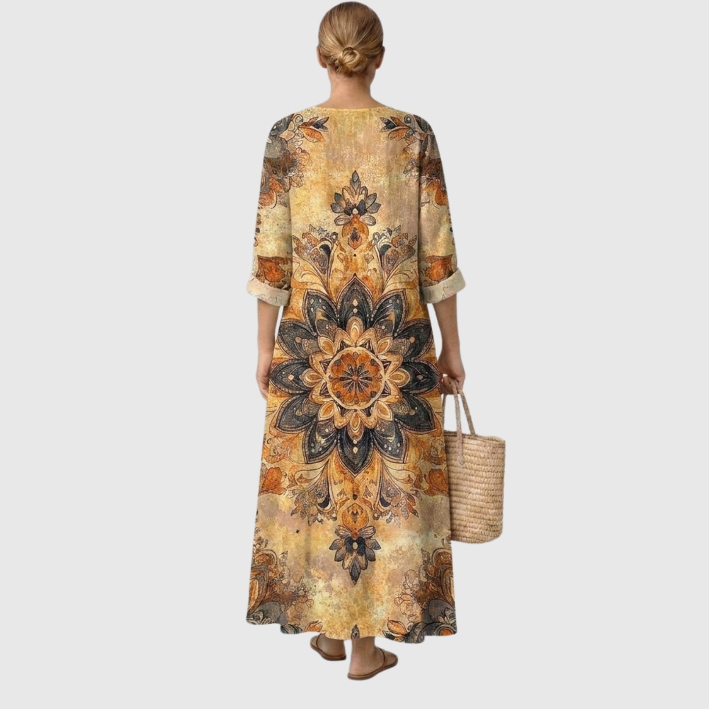 Dora™ | Floral Dress with Natural Elegance