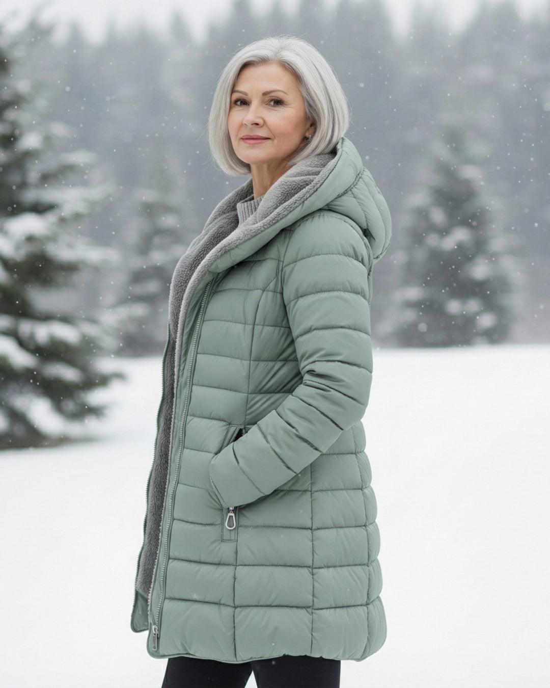 Georgina | Padded coat with fleece lining