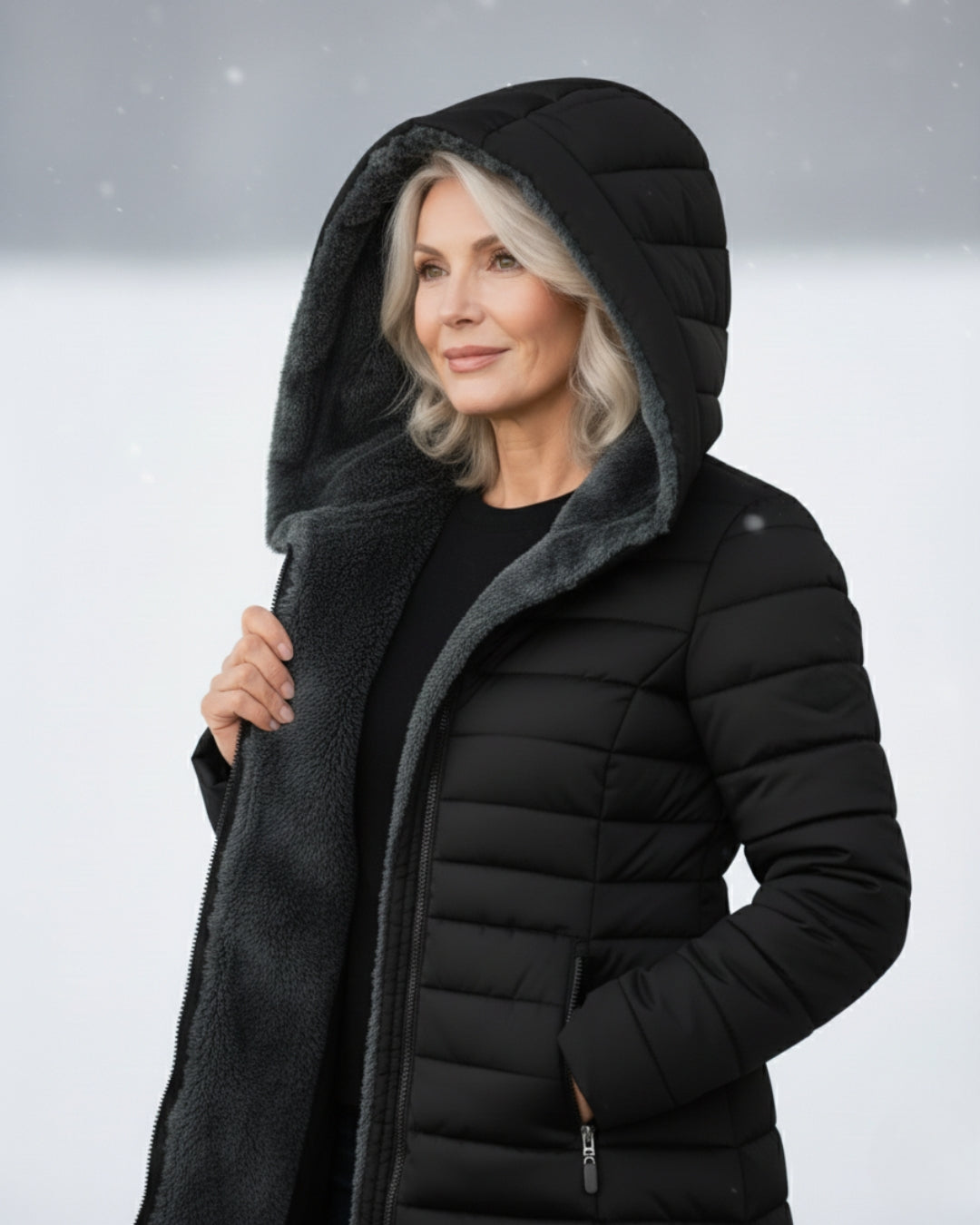 Georgina | Padded coat with fleece lining