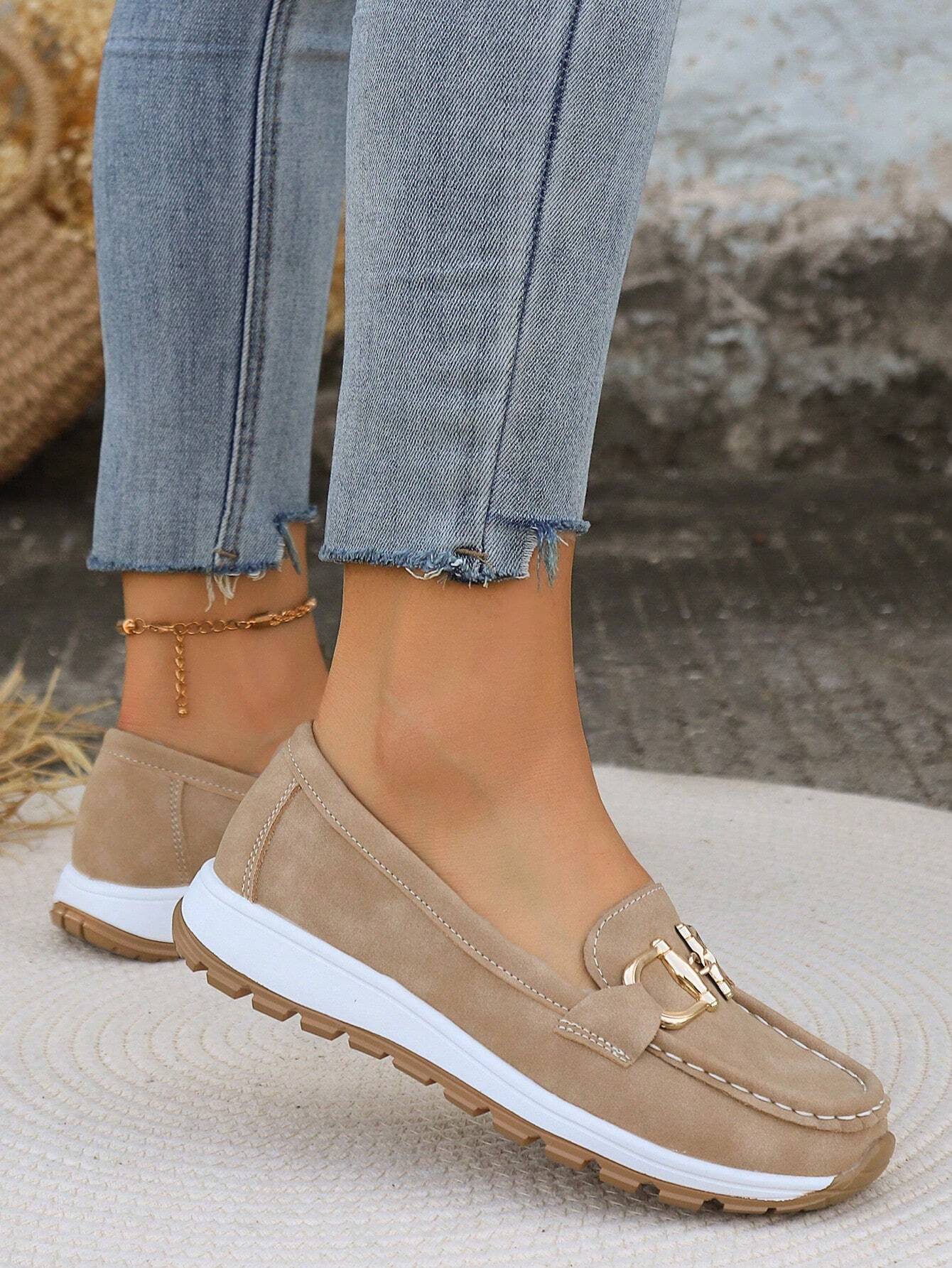 Daniela - Platform Loafers with Buckle