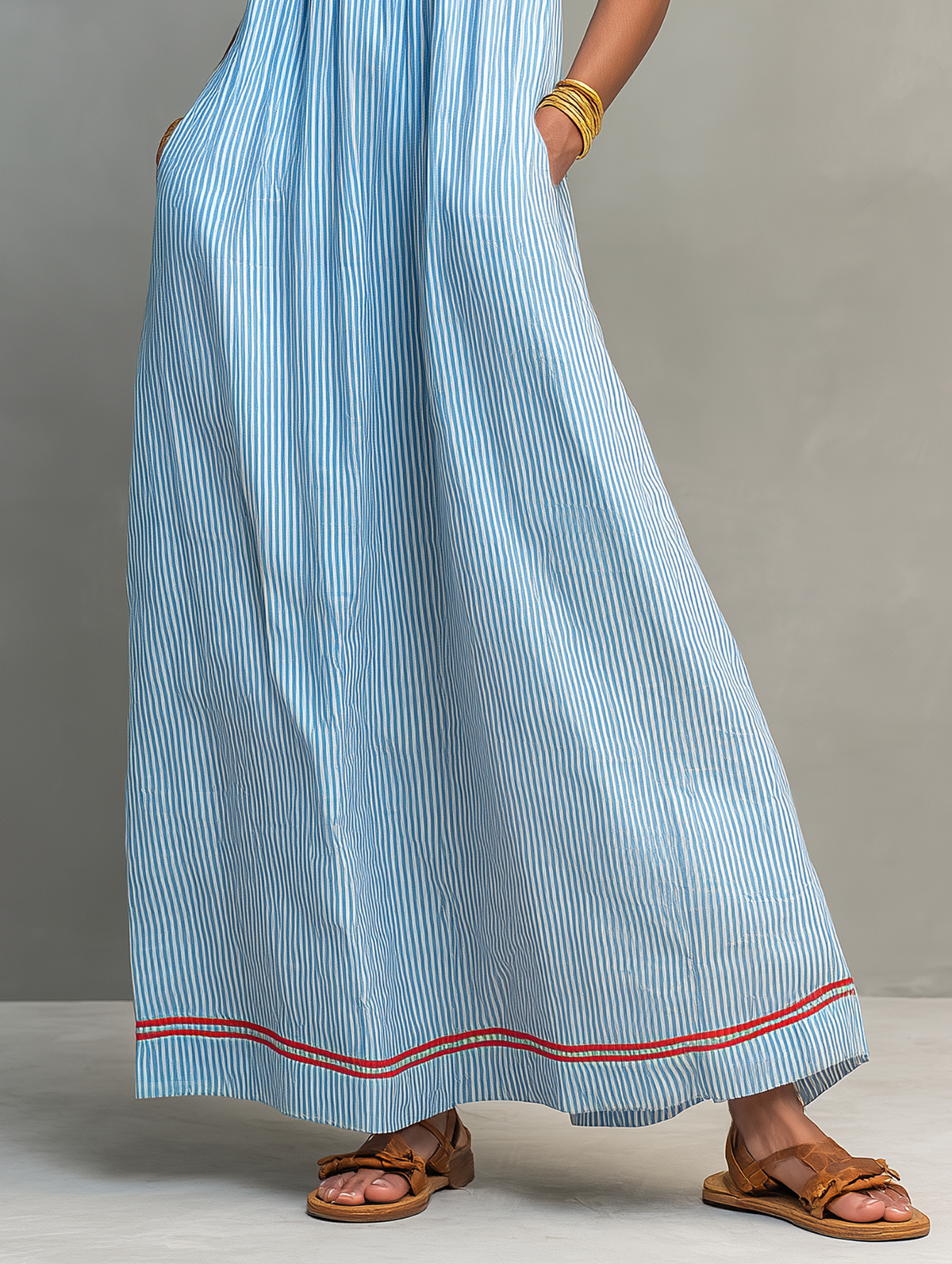 Sierra | Maxi Dress with Thin Straps