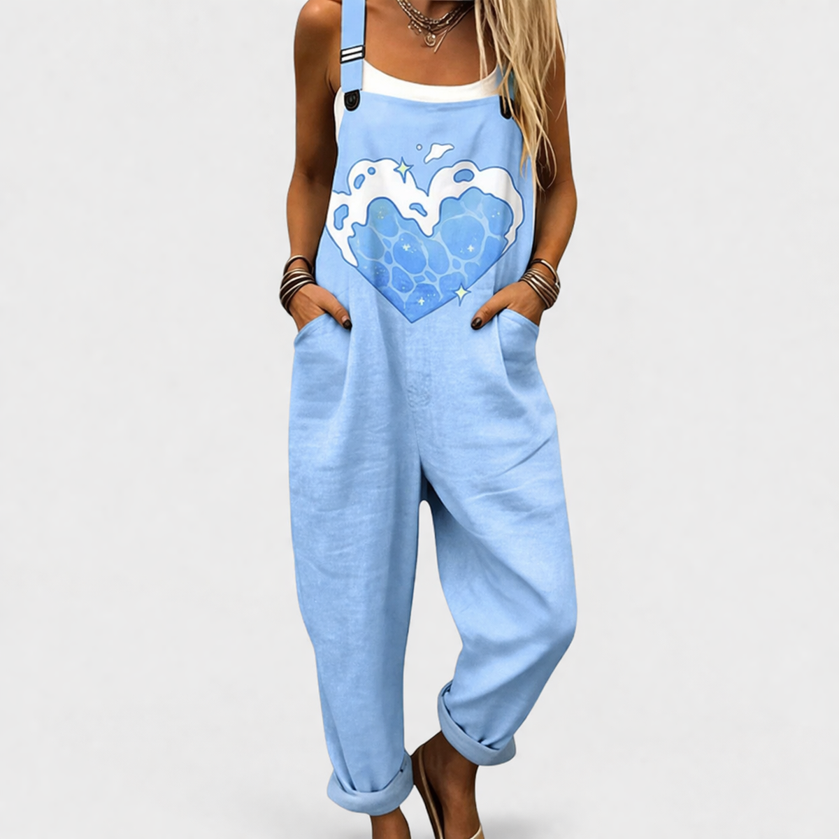 Comfortable Printed Jumpsuit