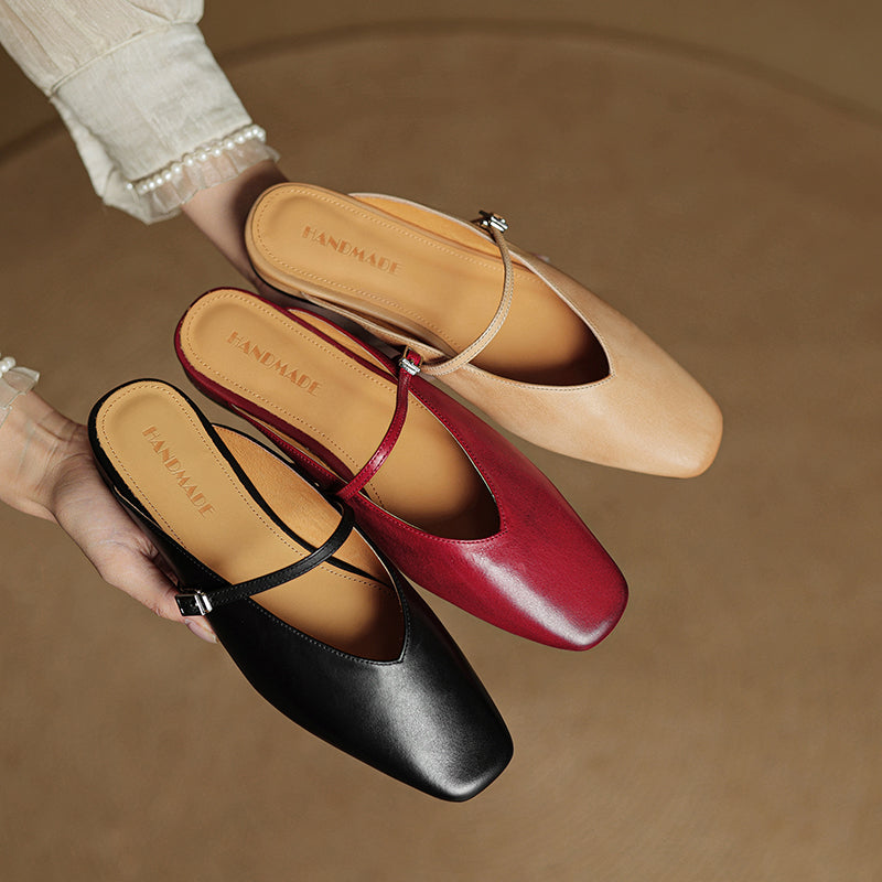 Miral | Genuine Leather Mules