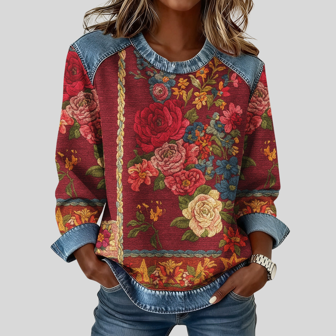 Junelle | Tapestry Floral Sweatshirt – Wells & Rose