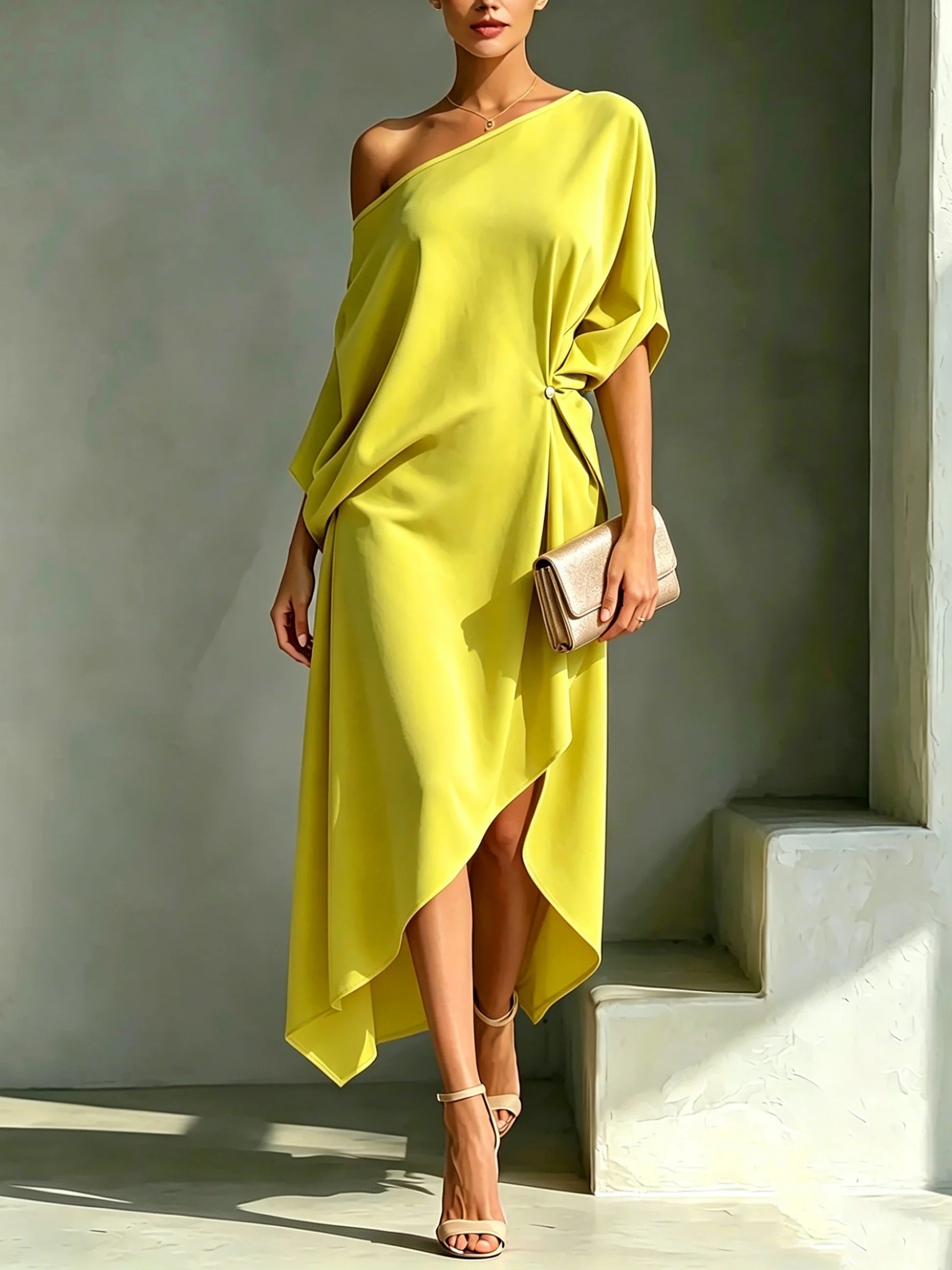 Clara | Elegant Asymmetrical Dress