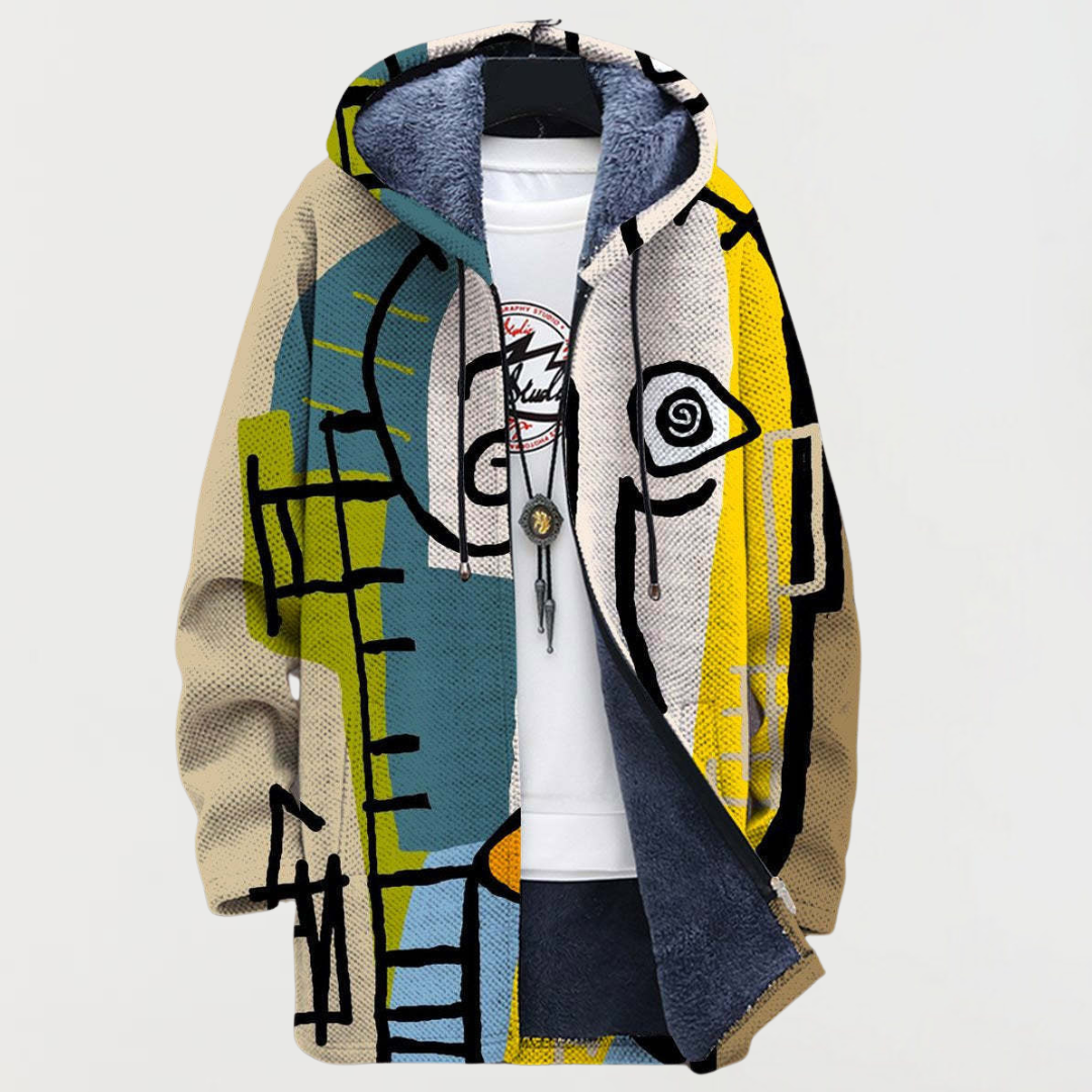 Morgan | Abstract Print Coat – Wells & Rose