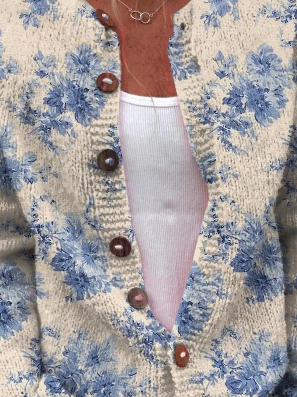 Daysieâ„¢ | Vintage Knit Cardigan Sweater
