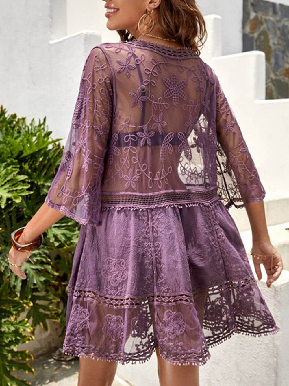 Selene | Openwork Beach Cover-Up – Wells & Rose