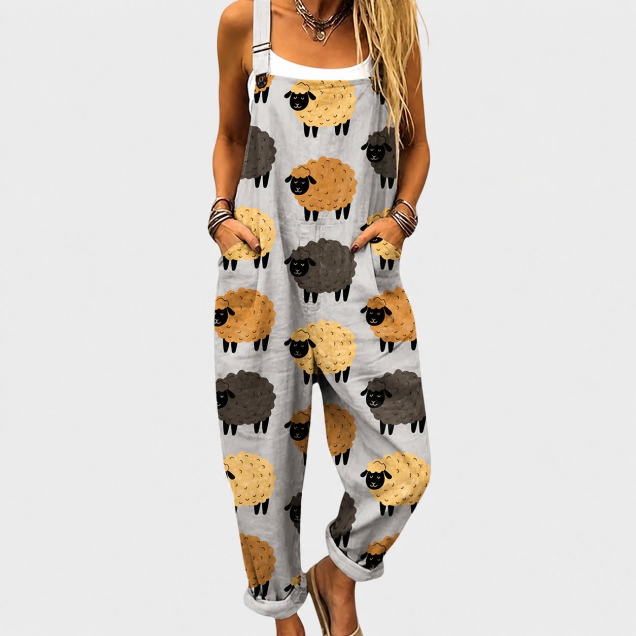 Comfortable Printed Jumpsuit