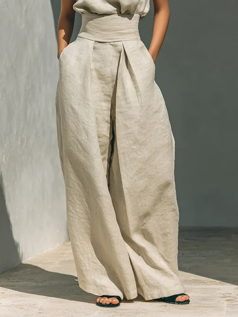 Imani | Cotton-Linen Two-Piece Set