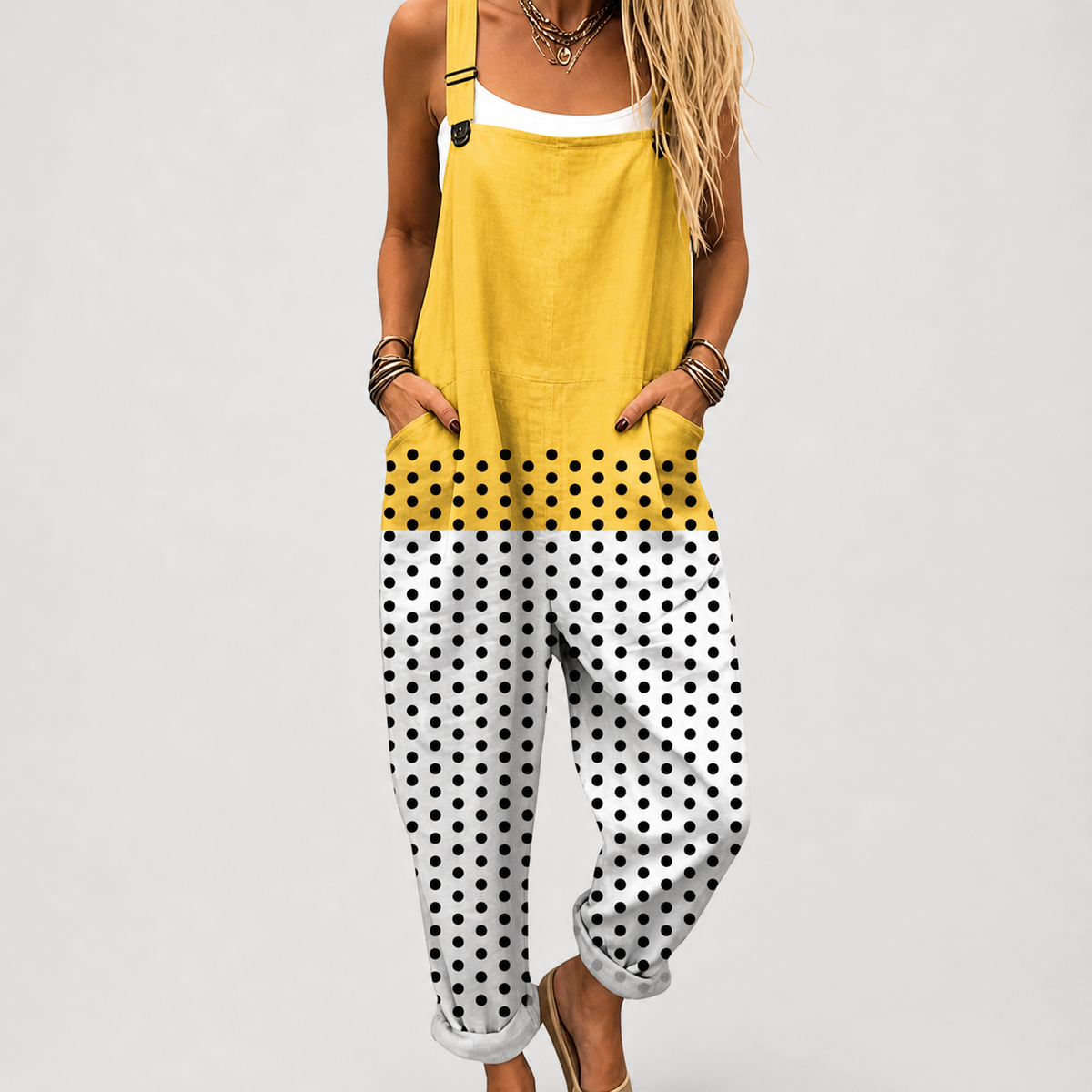 Comfortable Printed Jumpsuit