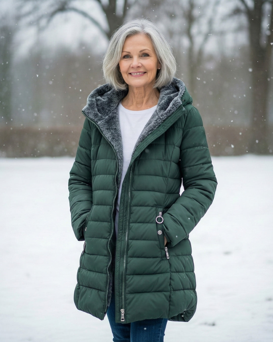 Georgina | Padded coat with fleece lining