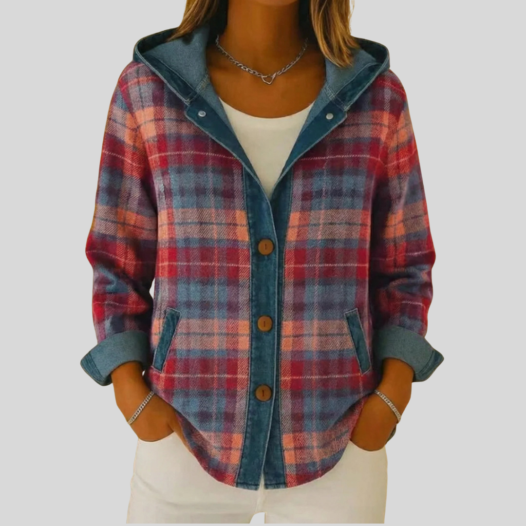 Kellaway | Hooded Plaid Shacket – Wells & Rose