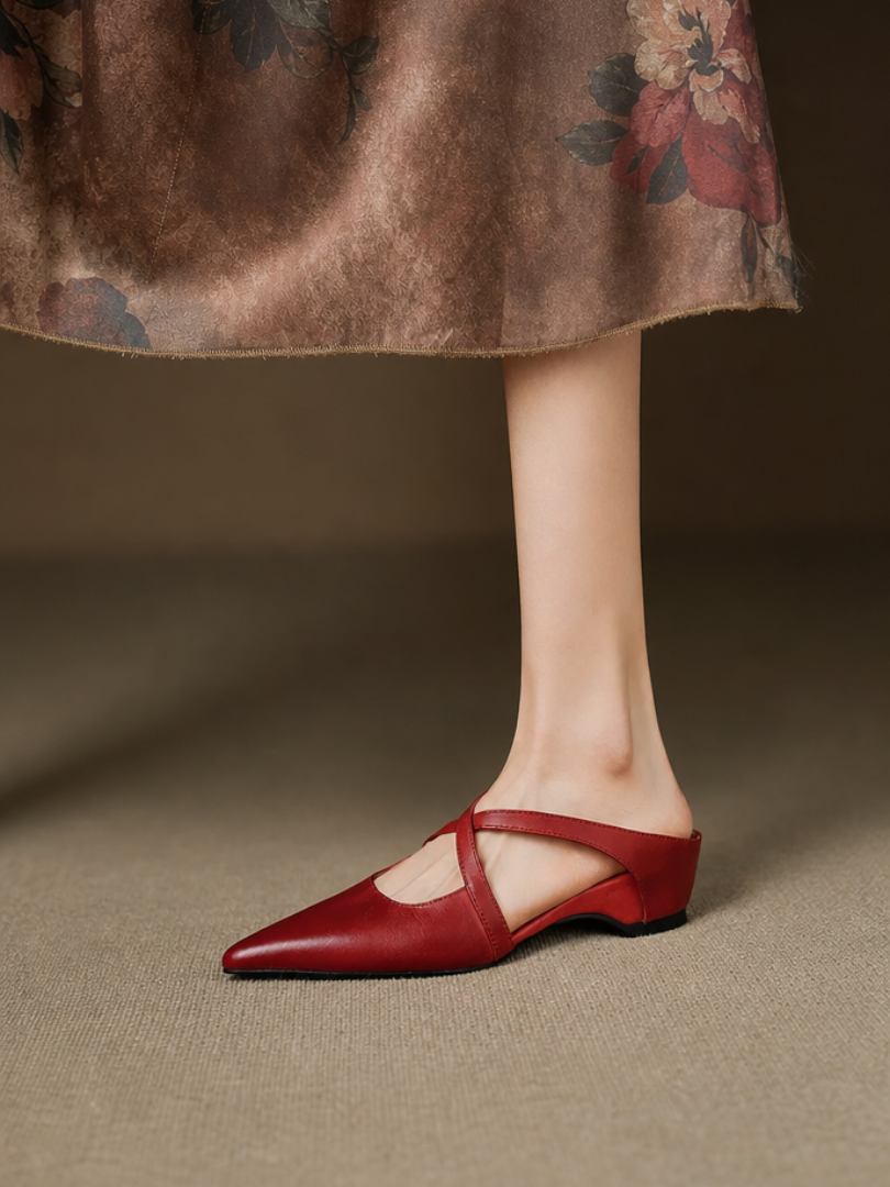 Aluna | Genuine Leather Mules