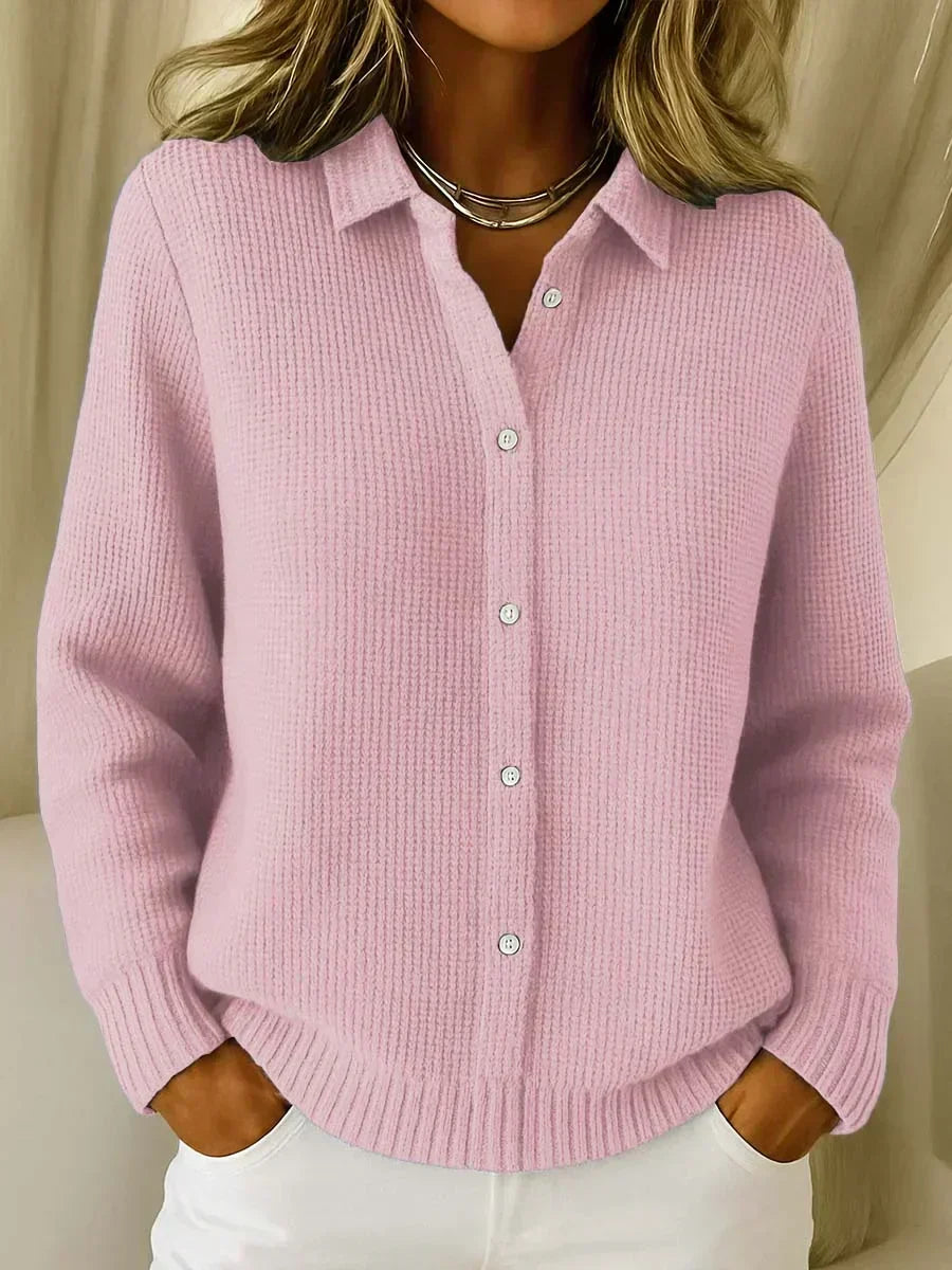 Camilleâ„¢ | Textured Knit Button-Up Cardigan
