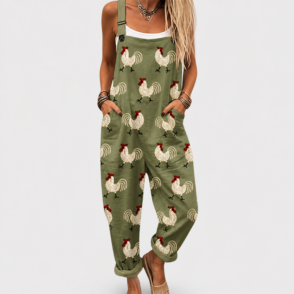 Comfortable Printed Jumpsuit
