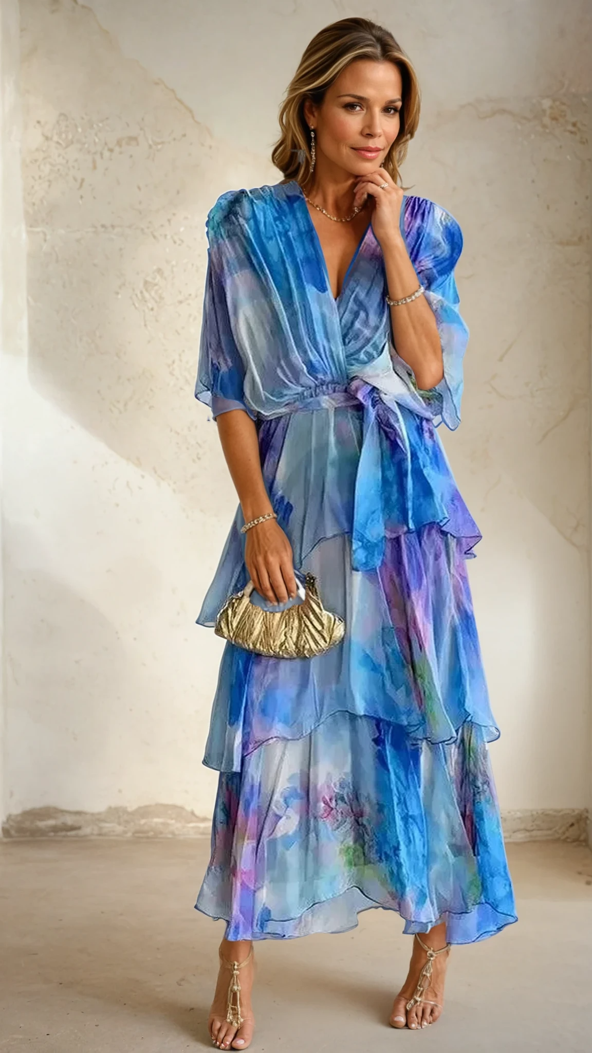 Ellis & Johnson™ | Layered Floral Sun Dress