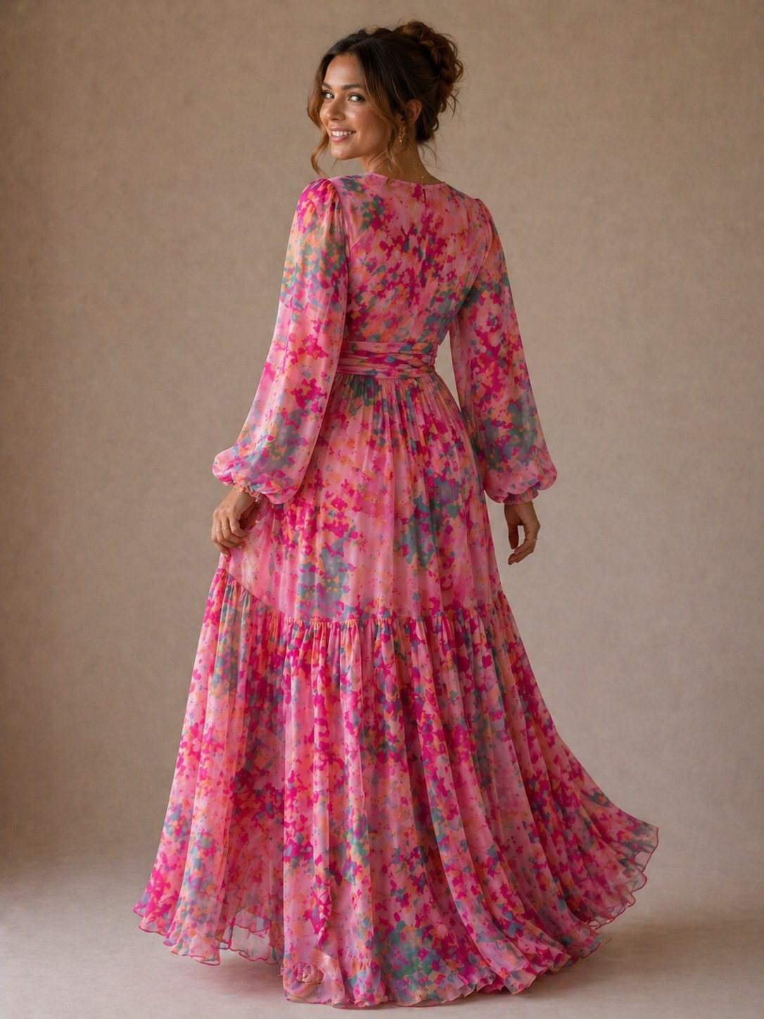 Ellis & Johnson™ | Wrap Dress with Floral Print
