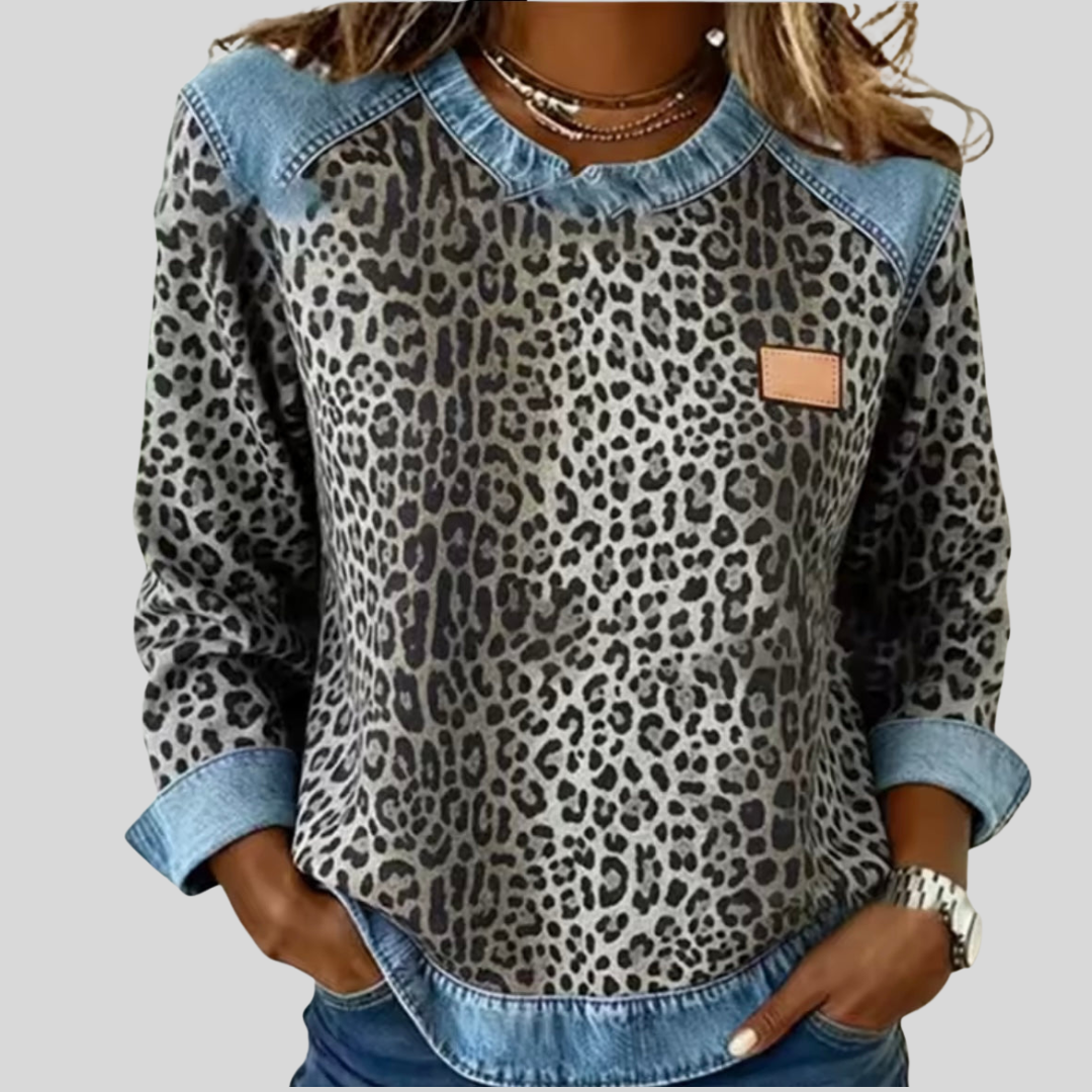 Hollyn | Leopard Print Sweater – Wells & Rose