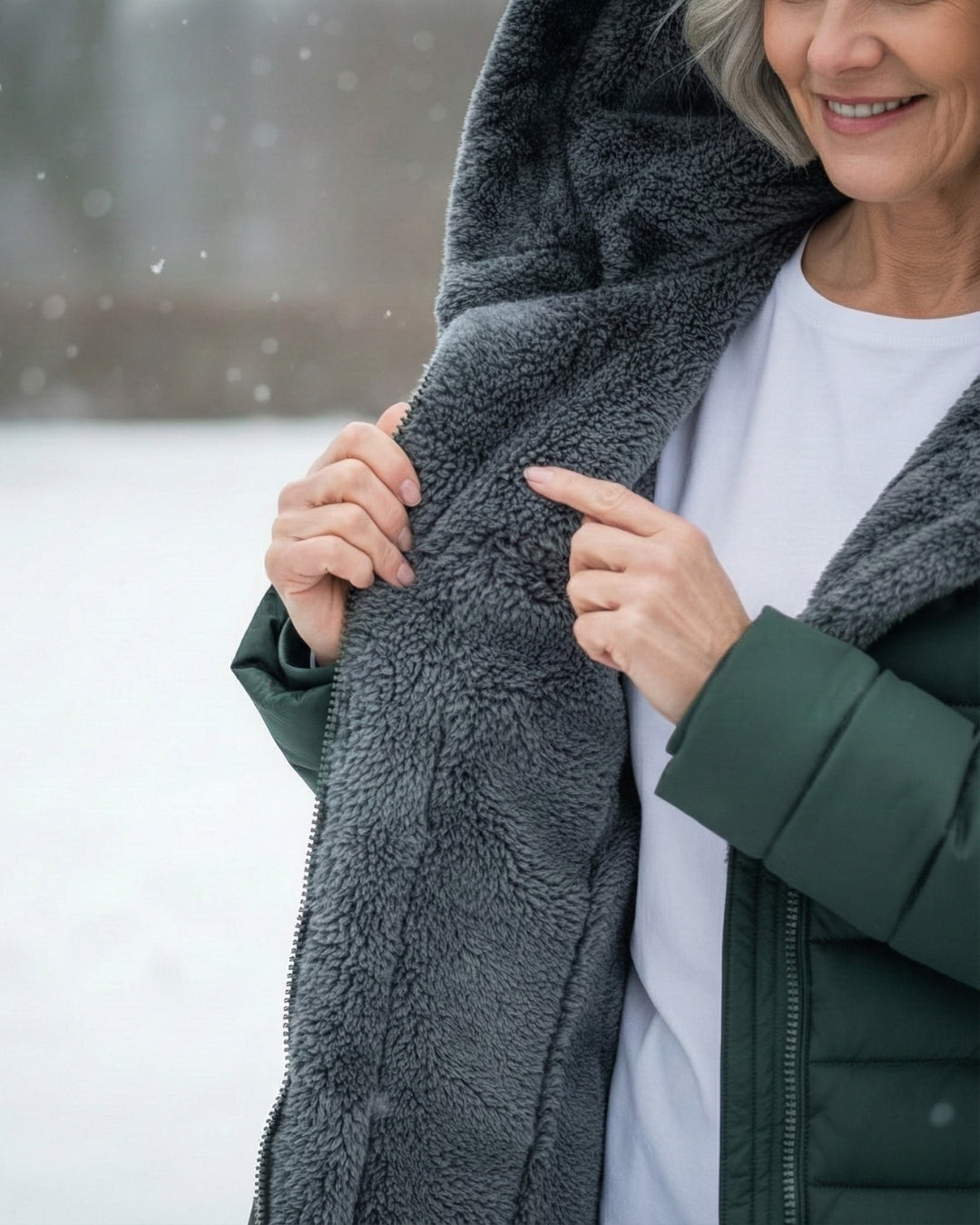 Georgina | Padded coat with fleece lining
