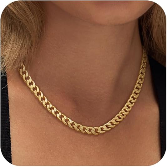 Leonor - Chunky Necklace with Cuban Links