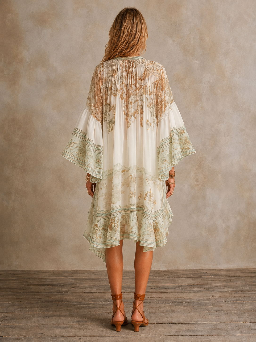 Isabella | Ruffle Hem Mini Dress for Women