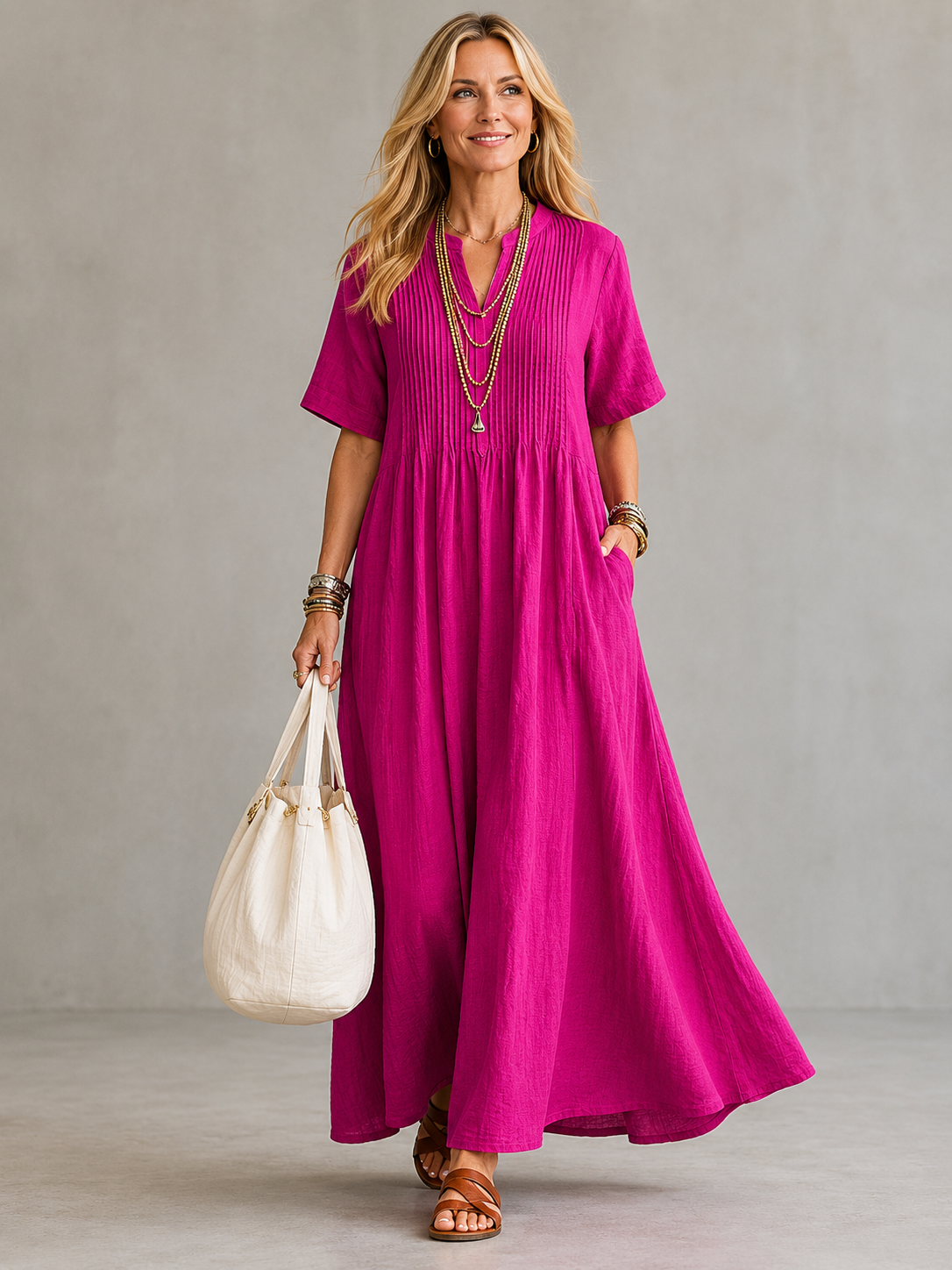 Nathaliaâ„¢ | Pleated Dress