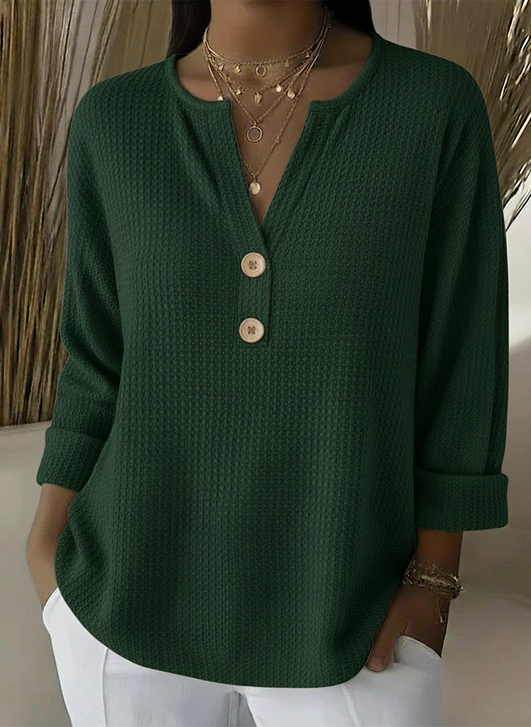 Kyla | V-Neck Polo Sweater – Wells & Rose