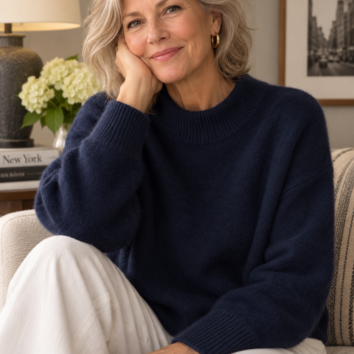 Bellamy | Stand-Up Collar Sweater – Wells & Rose