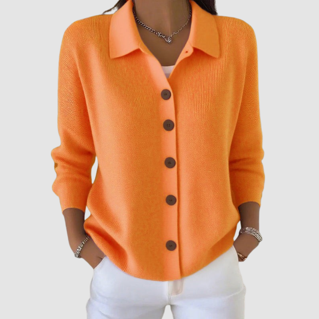 Riahâ„¢ Button-Up Knit Cardigan