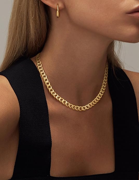 Leonor - Chunky Necklace with Cuban Links