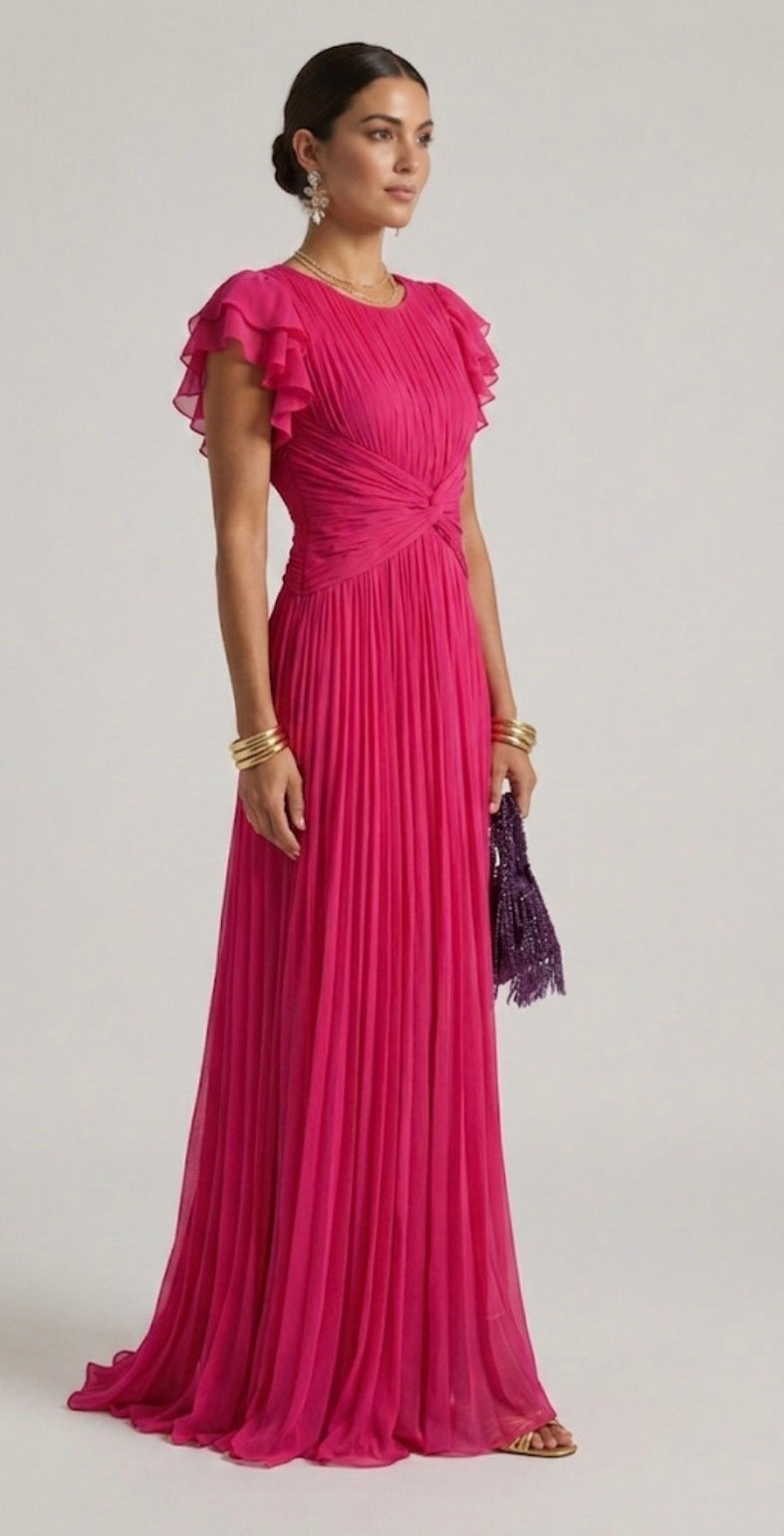 Ellis & Johnson™ | Pleated Evening Dress