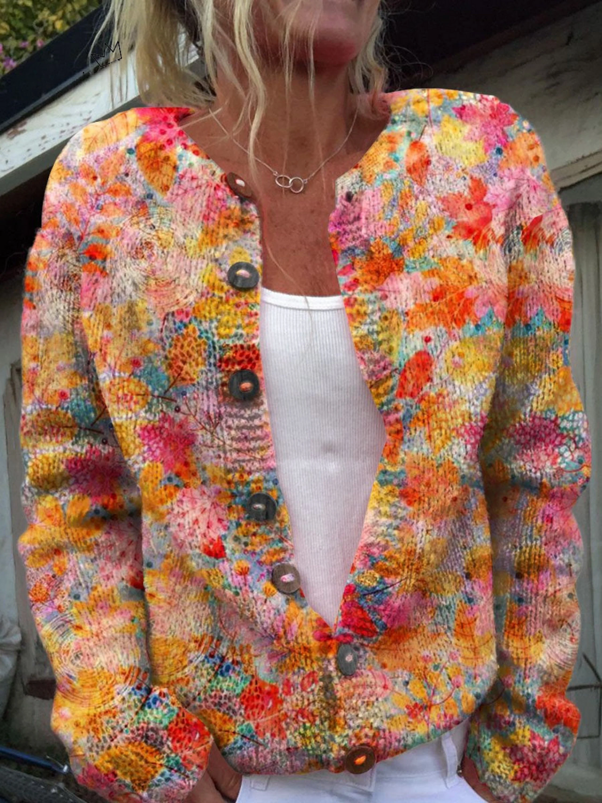 Helenaâ„¢ | Vintage Knit Cardigan Sweater