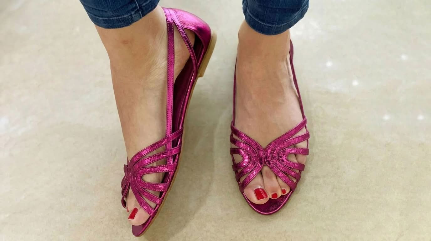 Talia - Golden Summer Glow Sandals