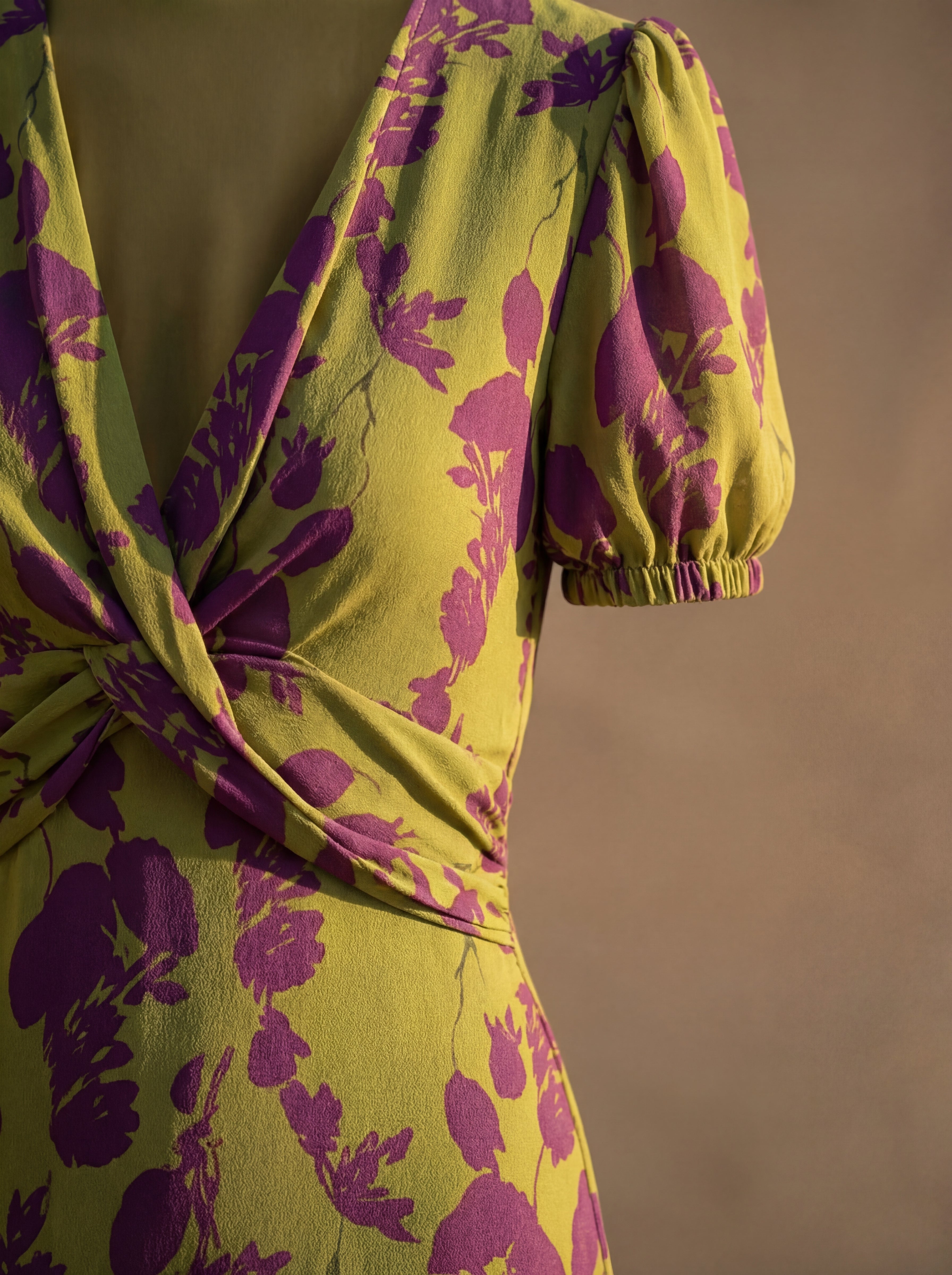 Maxi Floral Dress with Flowing Fall
