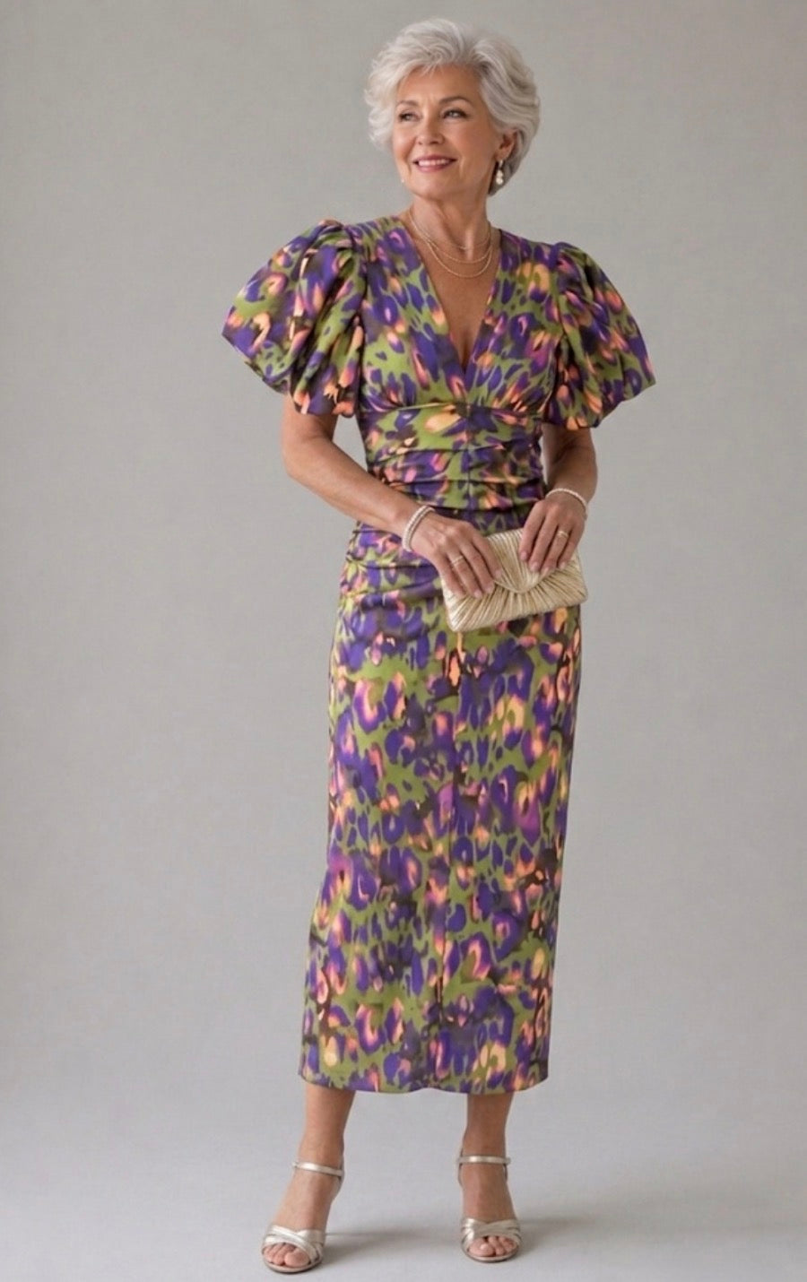 Ellis & Johnson™ | Dress with Puff Sleeves