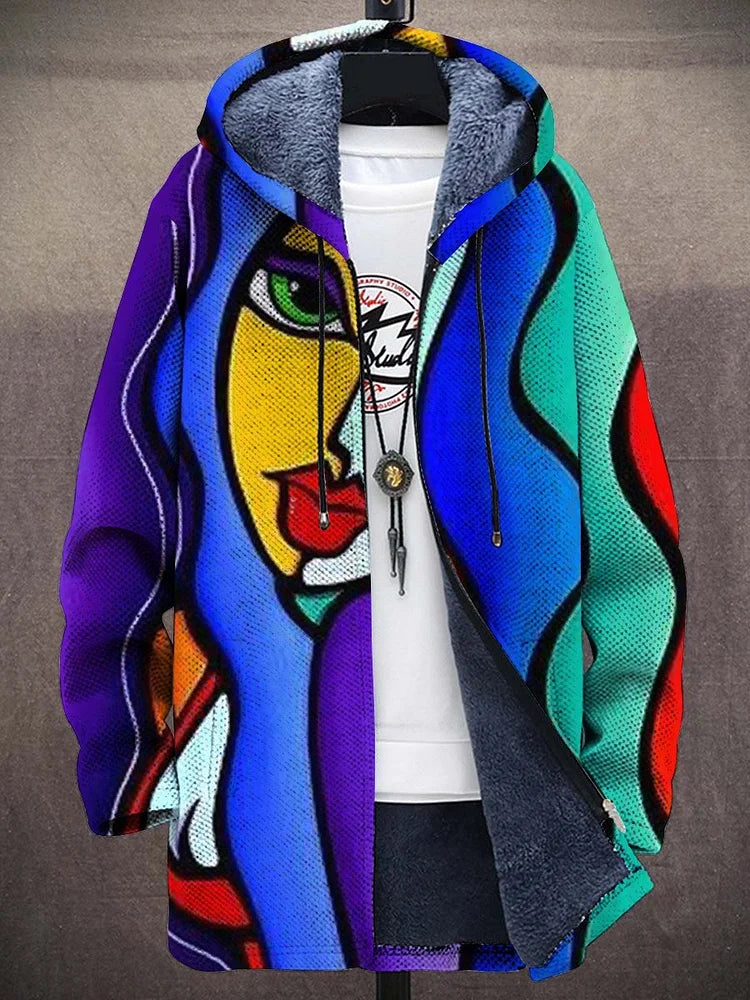 Cormac | Art-Inspired Hooded Cardigan