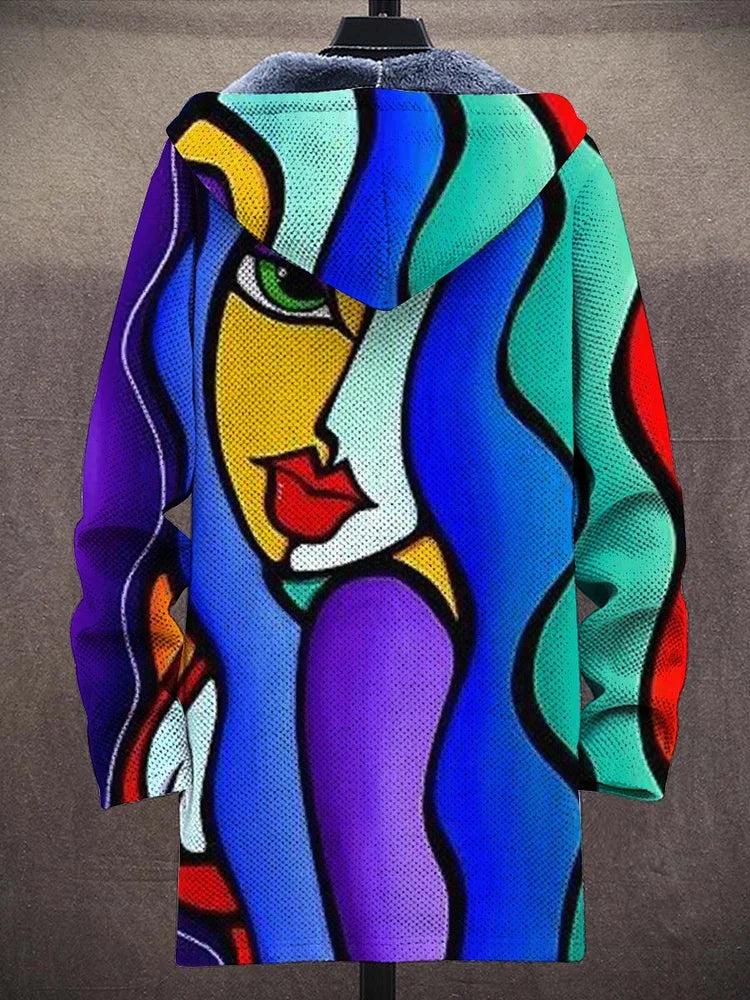 Cormac | Art-Inspired Hooded Cardigan