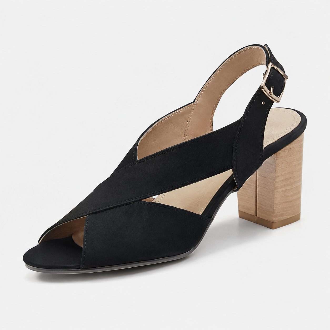 Delphine | Elegant Square-Heeled Sandals