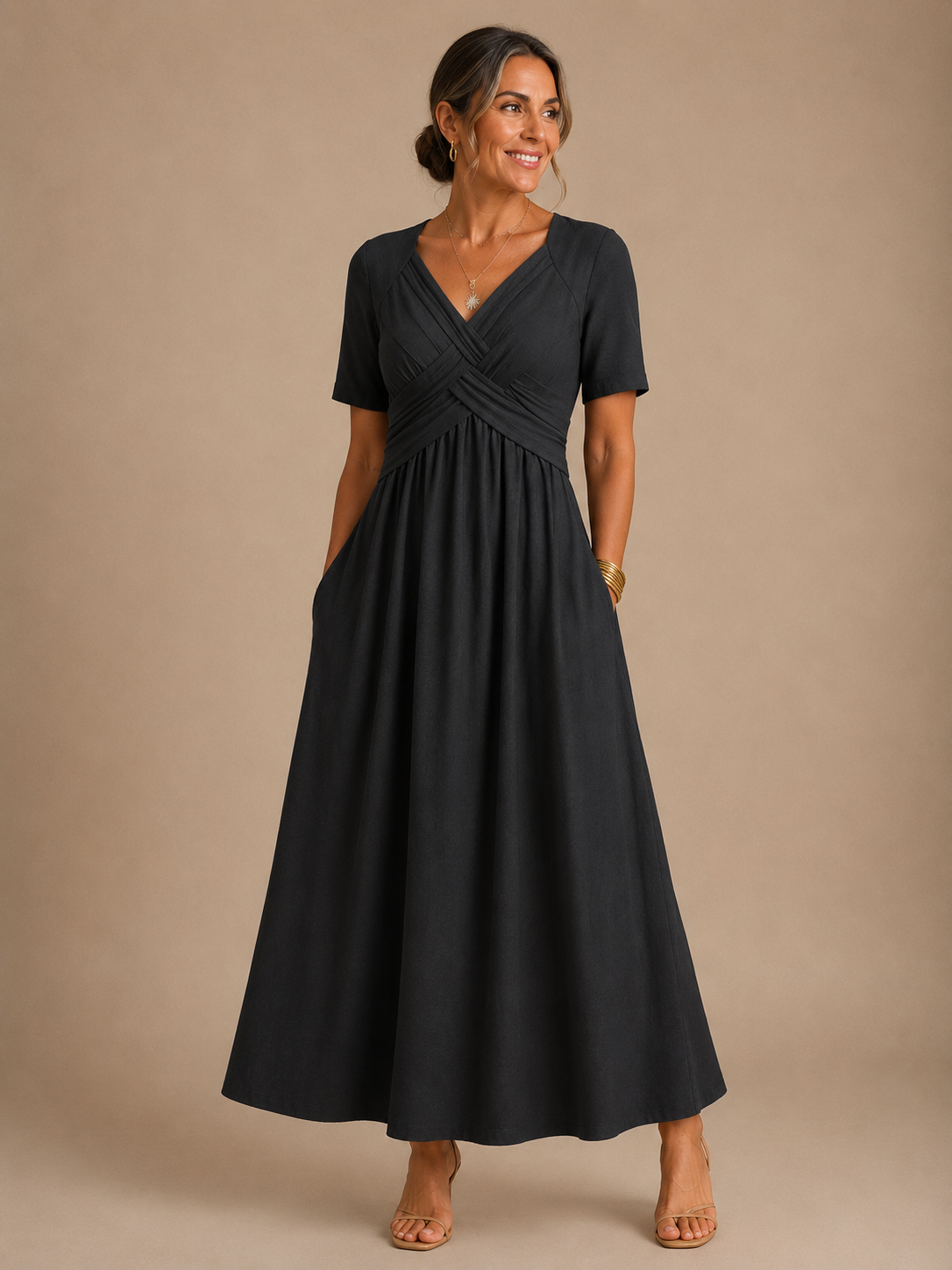 Angeliâ„¢ | Elegant Midi Dress