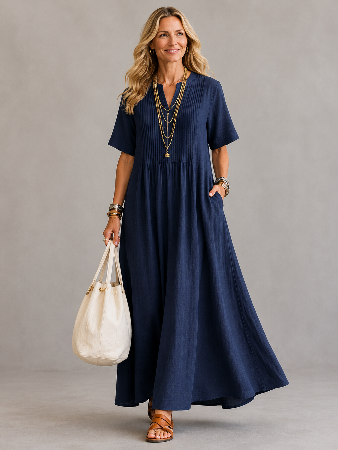 Nathaliaâ„¢ | Pleated Dress
