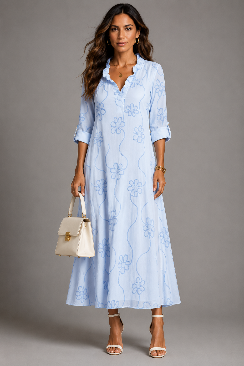 Ambre | Figure-flattering Floral Summer Dress