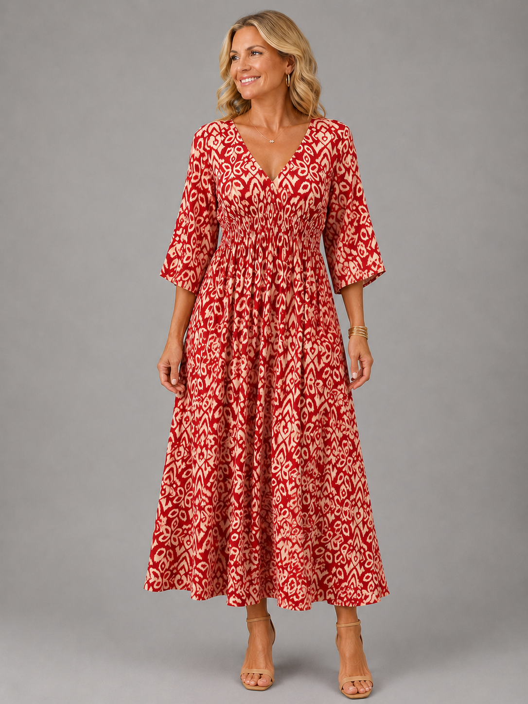 Altheaâ„¢ | Bohemian Flow Midi Dress