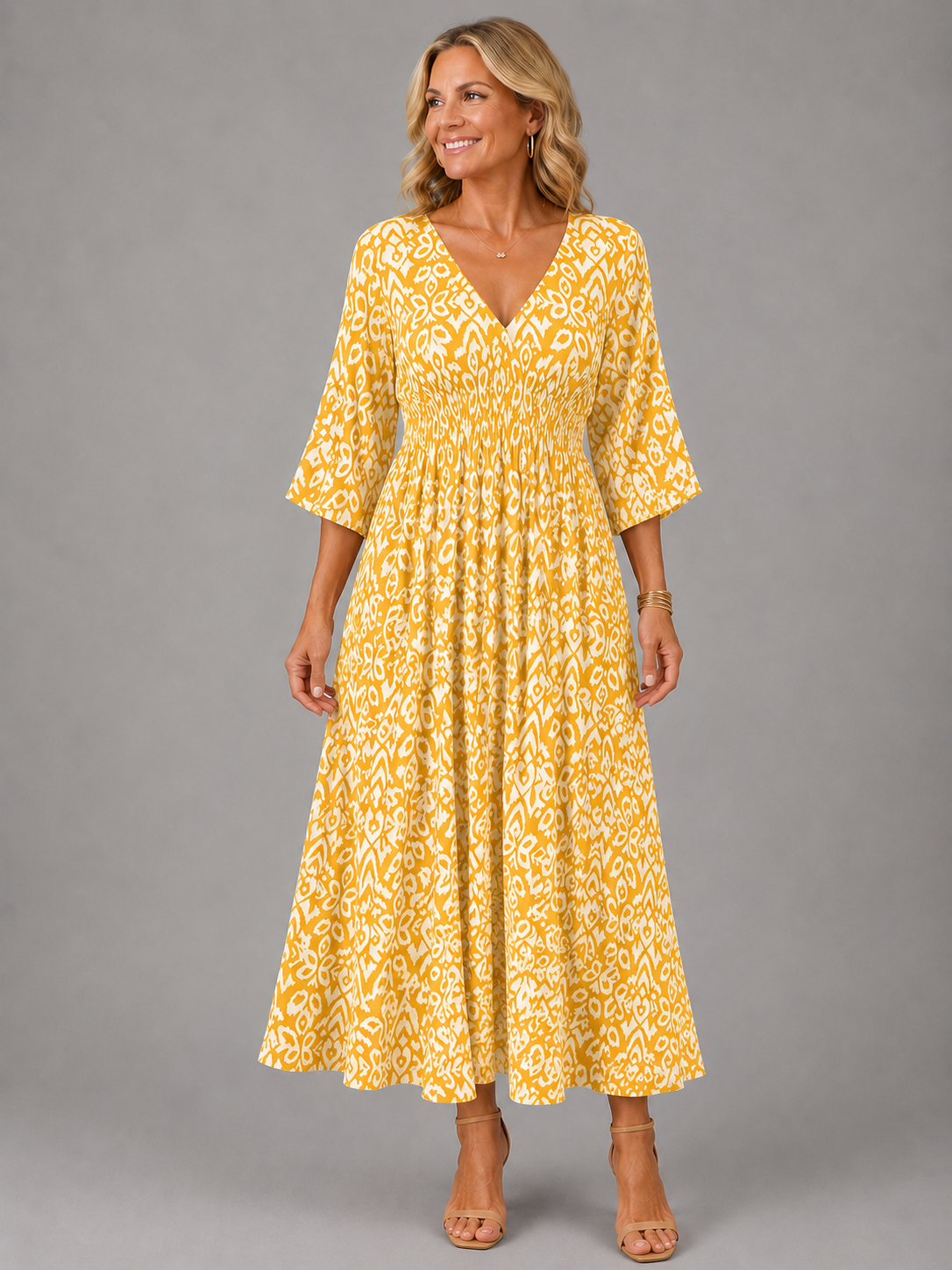 Altheaâ„¢ | Bohemian Flow Midi Dress