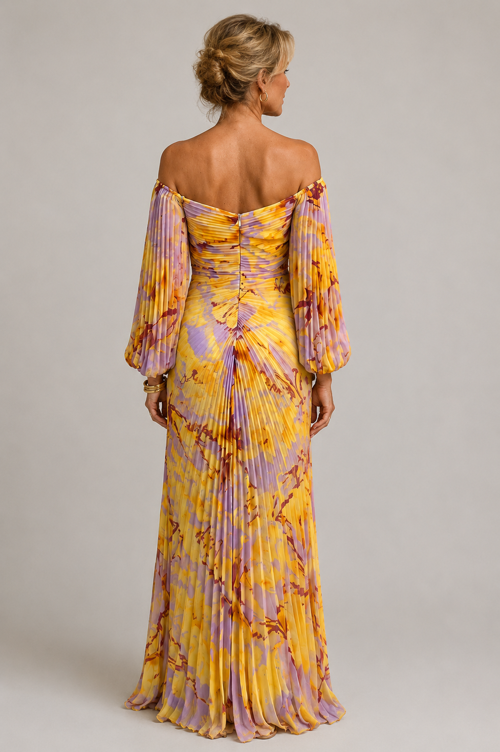 Marielle | Floral Maxi Dress with Deep Neckline