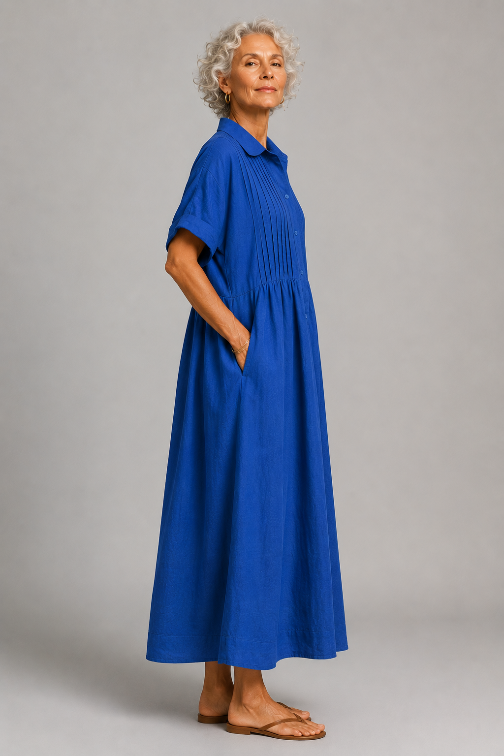 Océane | Blue Summer Maxi Dress